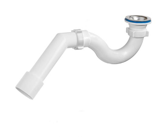 Сифон для душевого поддона ORIO 1 1/2x40 с переходной трубой 45 градусов 40-40/50 А-42587 