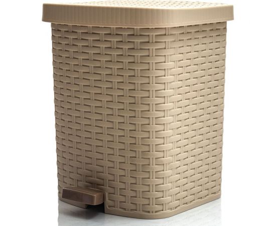 Педальный контейнер для мусора ПОЛИМЕРБЫТ со вкладышем, 12 л 4348800 