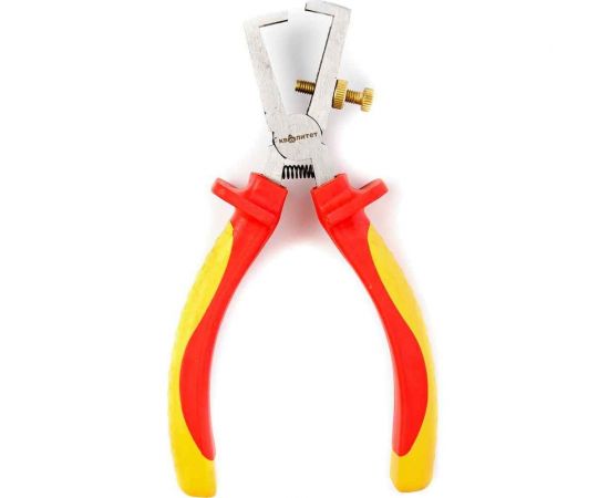 Диэлектрические клещи КВАЛИТЕТ КДИ-160 до 1000В для снятия изоляции 160 мм 6626607 