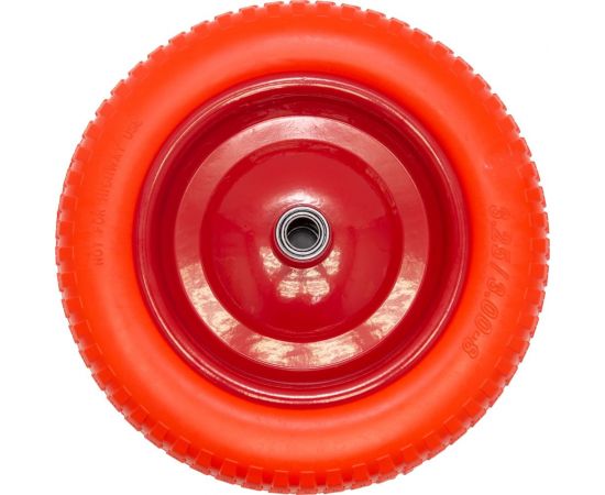 Колесо для 1-колесной тачки бескамерное (3.25/3.00-8) втулка 12 мм POLYAGRO 8055100 