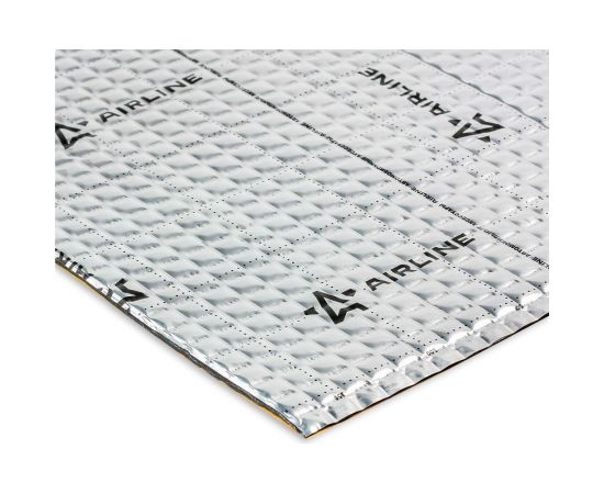 Вибро-шумоизоляция Airline Base 3 50х70 см, КС, 3 мм, фольга 60 мкм, КМП 0.23 ADVI003 