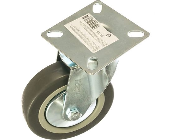 Колесо поворотное d-100мм крепление платформенное СИБРТЕХ 68715 