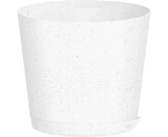 Горшок для цветов Idiland Oregano D 120 мм, 0.75 л, с прикорневым поливом, мраморный 221602233/01 