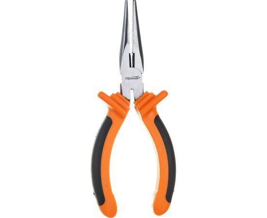 Длинногубцы 160 мм, прямые шлифованные, двухкомпонентные рукоятки SPARTA Comfort 17165 