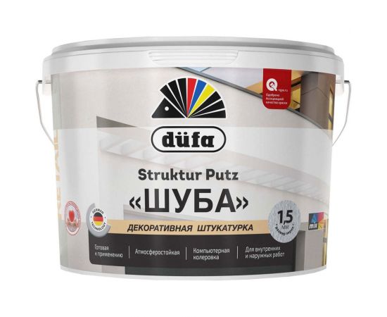 Структурная декоративная штукатурка Dufa STRUKTUR PUTZ апельсиновая корка, 15 кг Н0000004291 