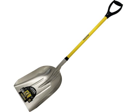 Снегоуборочная лопата NIKONA ROUGHNECK 10 с D фибровой ручкой 36" 68-284 