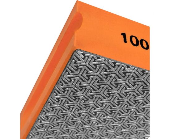 Губка алмазная гальваническая шлифовальная 90x55 мм, Р100 vertextools 90-55-100 – изображение 4