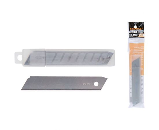 Лезвия сменные сегментированные MASTER 10 шт, 18 мм STARTUL ST0940-18 – изображение 2