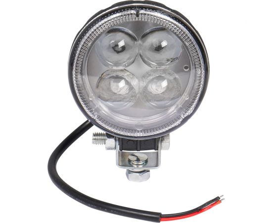 Светодиодная круглая фара Airline 4 LED направленный свет, 12W, 83x83x51, 12/24V ALED003 – изображение 3