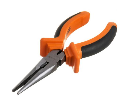 Длинногубцы 160 мм, прямые шлифованные, двухкомпонентные рукоятки SPARTA Comfort 17165 – изображение 3