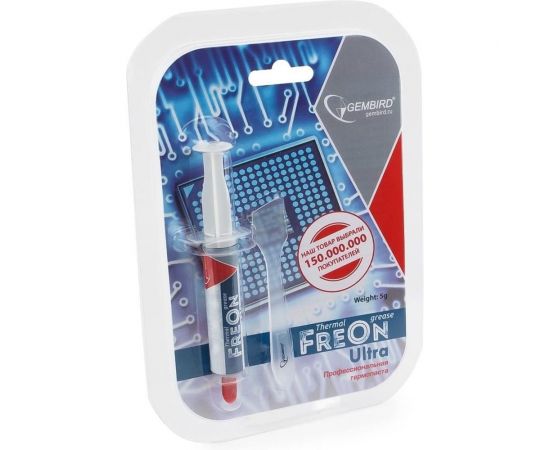 Термопаста в шприце FreOn Ultra 5 г для радиаторов Gembird GF-21-5 – изображение 2