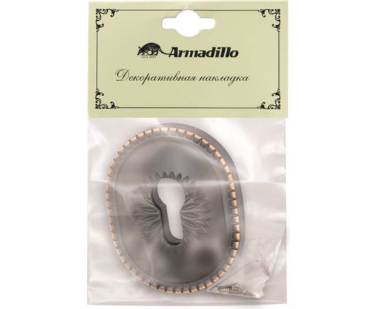 Накладка на цилиндр ARMADILLO ESC.C.CL/OV (ET-DEC CL) ABL-18 темная медь 34917 – изображение 4