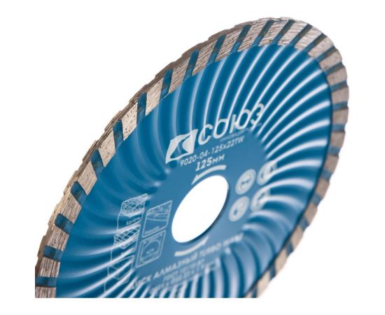 Диск алмазный Turbo Wave (125х22.2/20 мм) СОЮЗ 9020-04-125x22TW – изображение 2