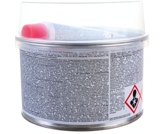 Шпатлевка Novol FIBER MICRO с коротким стекловолокном 0.5 кг X6125433 – изображение 2