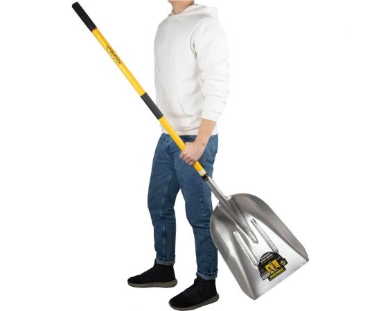 Снегоуборочная лопата NIKONA ROUGHNECK 10 с D фибровой ручкой 36" 68-284 – изображение 3