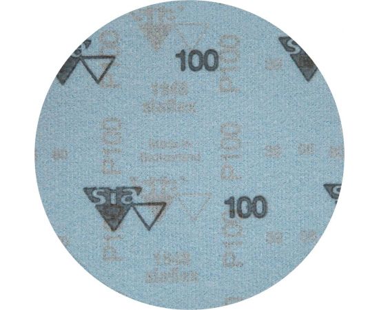 Круг шлифовальный на липучке siaflex 1948 (50 шт; 125 мм; без отверстий; P100) sia Abrasives sf50-125-0-100 – изображение 2