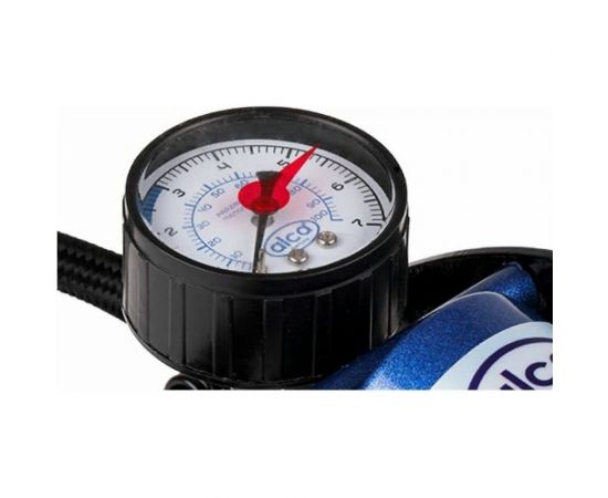 Ножной насос Alca 1 цилиндр, манометр, 7 бар, 4 адаптера 201200 – изображение 7