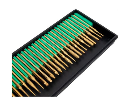 Алмазные шарошки 30 предметов TORGWIN T687284 – изображение 7