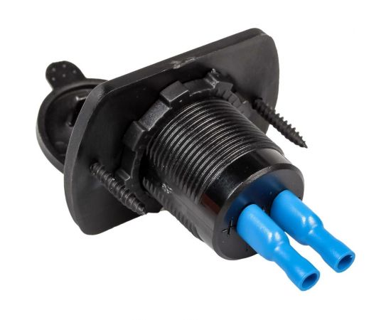 Встраиваемая влагозащищенная USB-розетка Airline с 2 портами и вольтметром, вкл/выкл, 5 В, 2.1 А + 2.1 А AEBJ203 – изображение 2