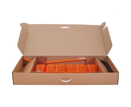 Скрепер для уборки снега из поликарбоната ГАММА-ПЛАСТ эталон original premium box SCR002 – изображение 4