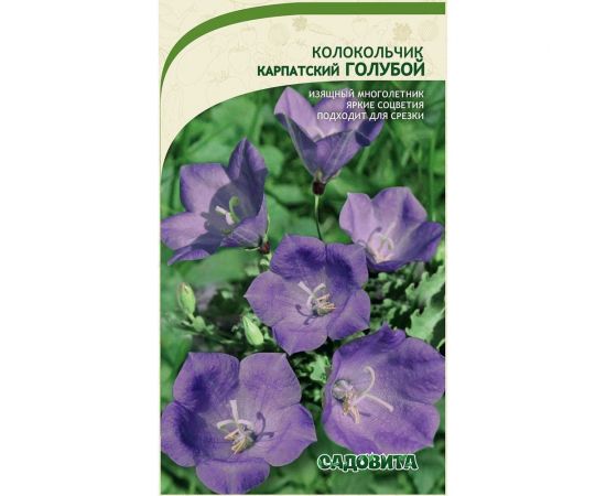 Семена Садовита Колокольчик Голубой карпатский 0.1 г 00222513 
