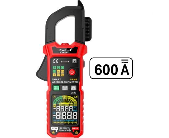 Токовые клещи c режимом смарт iCarTool IC-M207D 