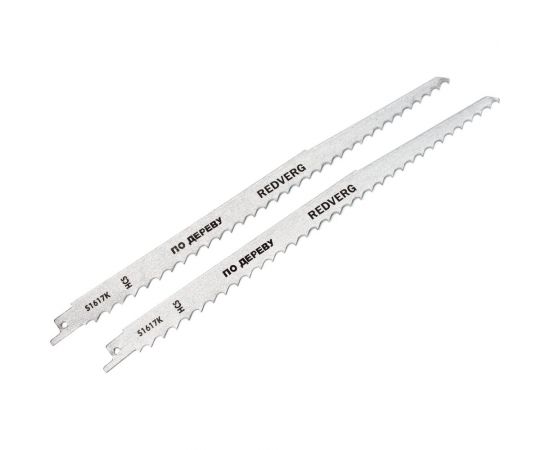 Полотно для сабельной пилы S1617K HCS (по дереву, 300 мм, 2 шт.) REDVERG 6623575 