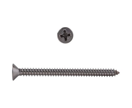 Универсальный саморез КРЕП-КОМП потайной, нерж. А2, PH, DIN 7982, 5,5х80, 200 шт. спн5580 