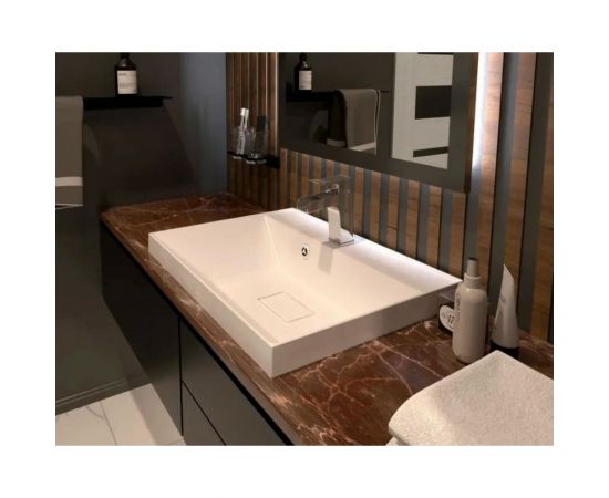 Раковина для ванной Uperwood Classic New 70 см, с декоративной крышкой для слива 291021025 