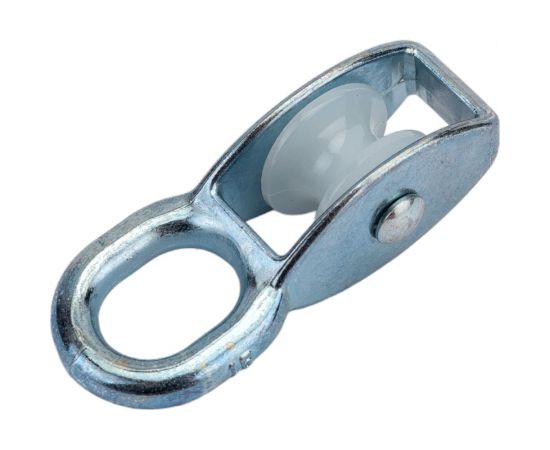 Одинарный одношкивный блок МЕТАЛЛСЕРВИС (SIMPLEX-PL) цинк, 15 мм, 1 шт. МС 1227465 