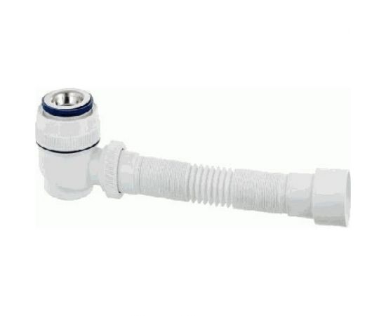 Сифон для поддона VIRPLAST 1.1/2х40мм с гофрой 40/50 L700мм 100920 30986862 