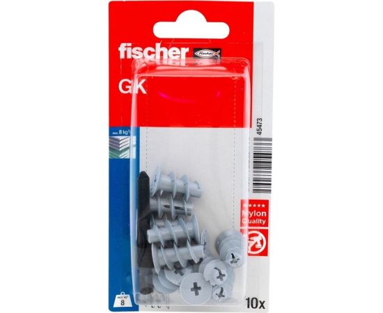 Дюбель по гипсокартону Fischer GK K 45473 – изображение 2