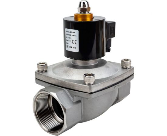 Электромагнитный клапан DN.ru соленоидный, двухходовый vs2w-301e-nc ду50 ру10 катушка 220b D130-01795 – изображение 4