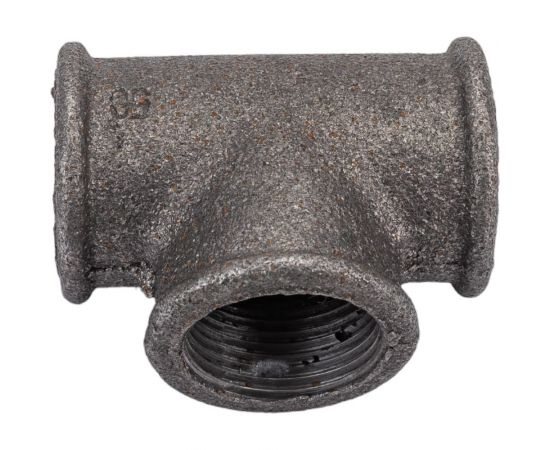 Тройник СВК чугунный резьбовой, не оцинкованный, внутр. резьба, ДУ 20мм, 3/4 SVK-CITF20 – изображение 3