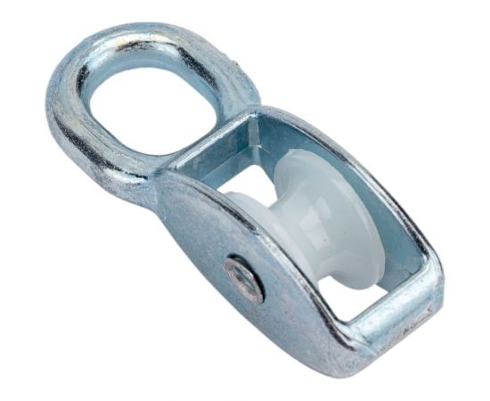 Одинарный одношкивный блок МЕТАЛЛСЕРВИС (SIMPLEX-PL) цинк, 15 мм, 1 шт. МС 1227465 – изображение 3