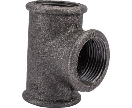 Тройник СВК чугунный резьбовой, не оцинкованный, внутр. резьба, ДУ 20мм, 3/4 SVK-CITF20 – изображение 2