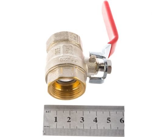 Шаровой кран Terma RED 3/4 в/в ручка 26121 – изображение 2