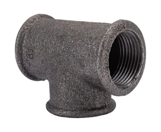 Тройник СВК чугунный резьбовой, не оцинкованный, внутр. резьба, ДУ 20мм, 3/4 SVK-CITF20 – изображение 4