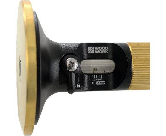 Разметочный дисковый рейсмус WOODWORK 205 мм, стальной, с медным упором и диском Torx STP-120 – изображение 3