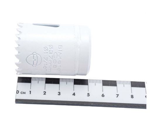 Коронка биметаллическая крупный зуб (37 мм, 38 мм, HSSE, М42) №024 Профоснастка 80101024 – изображение 3