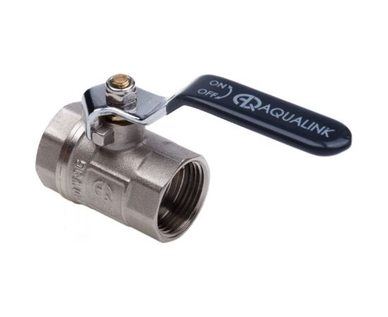 Шаровой кран AQUALINK вн-вн 1 ручка 1145 – изображение 3