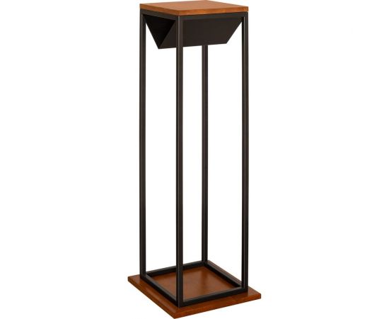 Дровница с полкой черная TORI 1200x370x400 мм GreenWeen GW-DR-TORI-120B 