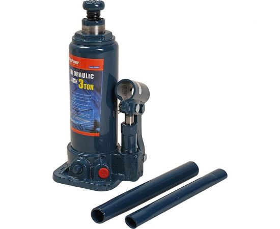 Гидравлический бутылочный домкрат MEGAPOWER 3т с клапаном M-90304 