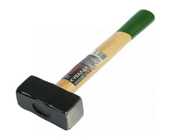 Кувалда ТУНДРА кованая 1 кг, деревянная рукоятка 882023 