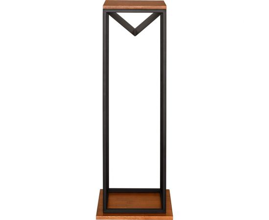 Дровница с полкой черная TORI 1200x370x400 мм GreenWeen GW-DR-TORI-120B – изображение 5