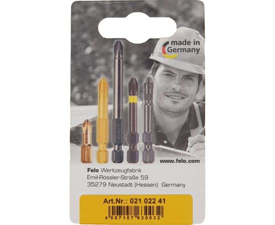 Бита крестовая ударная серия Impact 2 шт, PZ2X25 Felo 02102241 – изображение 2