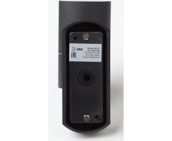 Декоративная подсветка ЭРА WL27 BK GU10 MAX35W IP54 черный Б0034628 – изображение 3