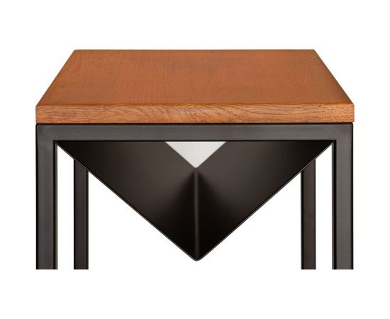 Дровница с полкой черная TORI 1200x370x400 мм GreenWeen GW-DR-TORI-120B – изображение 4