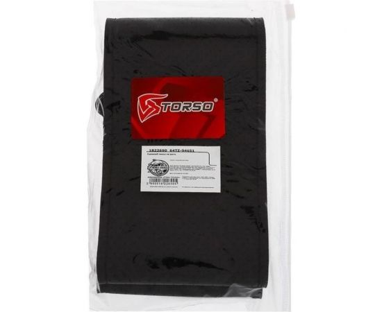 Сшивной чехол на руль TORSO 38 см, перфорация, искусственная кожа, черный 1822690 – изображение 2