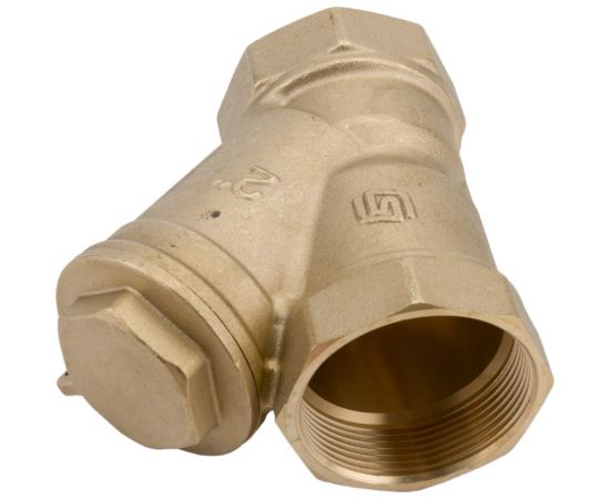 Фильтр сетчатый DN.ru ФС Ду50 Ру20 внутренняя резьба, латунный, со сливной пробкой D260-00881 – изображение 4